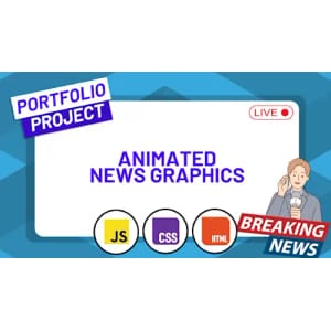 Create Animated Breaking News Graphics with HTML 2026