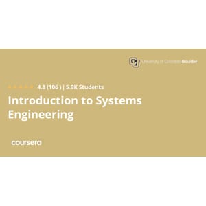 Introduction to Systems Engineering Specialization 2025-1…