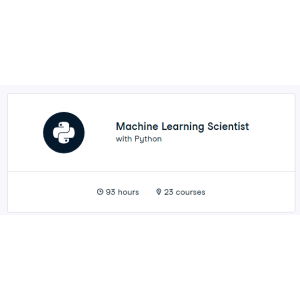 Machine Learning Scientist in Python 2025-3 2026