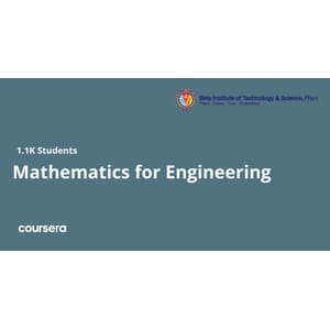 Mathematics for Engineering Specialization 2025-10 2026