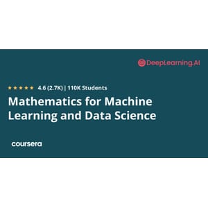 Mathematics for Machine Learning and Data Science Special…